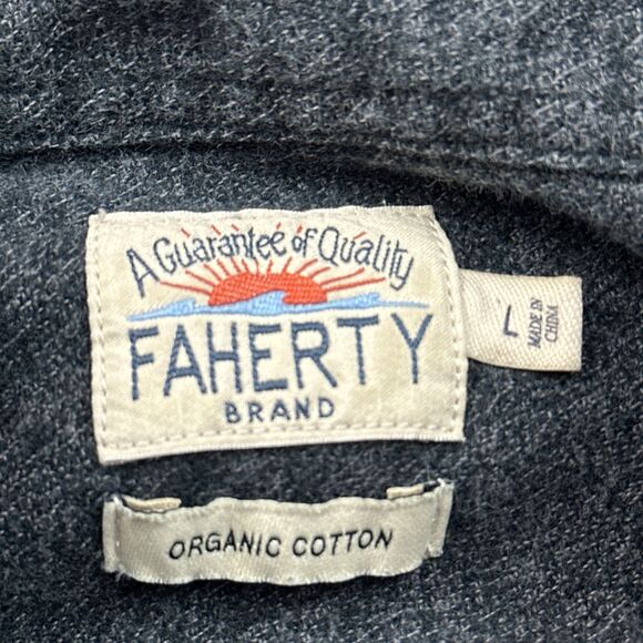 Men's Gray/Blue Faherty Flannel - Picture 6 of 10